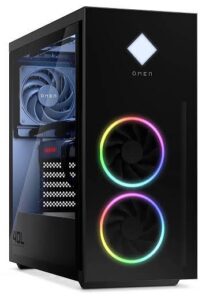 HP OMEN 40L GT21 Gaming Desktop - Ryzen 5 5600G | 16GB RAM | 256GB SSD + 2TB HDD | RTX 3060 Ti 8GB