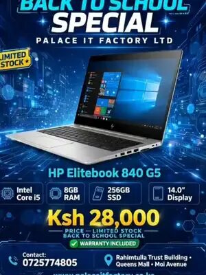 BACK TO SCHOOL DEALS HP ELITEBOOK 840 G5 INTEL CORE I5 8GB/256GBSSD 14.0 FHD KIARIE 28000 KES #foryou #foryoupage #fyppppppppppppppppppppppp #studentlaptop #businesslaptop